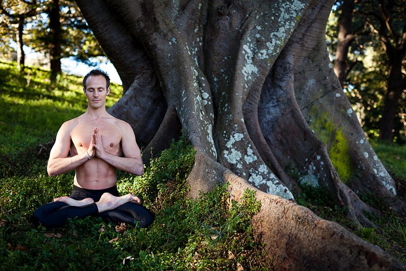 Sydney yoga photography; padmasana